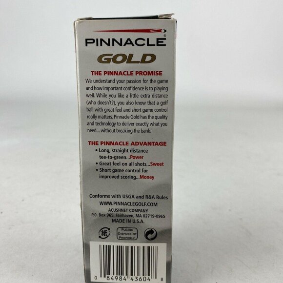 Pinnacle Gold Distance and Molitor Titanium Power 3 Sleeves 9 balls Made In USA - Picture 3 of 8
